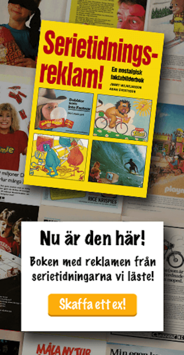 Köp boken Serietidningsreklam!