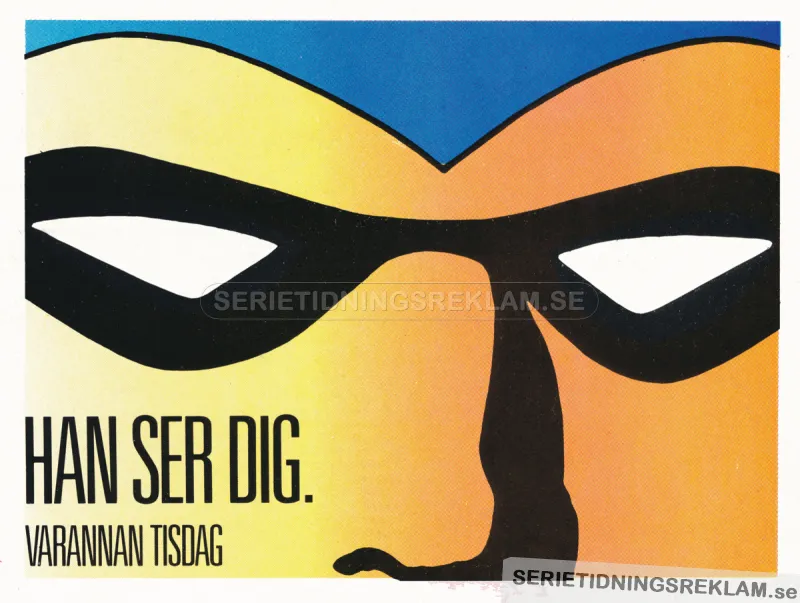 Reklam för serietidningen Fantomen